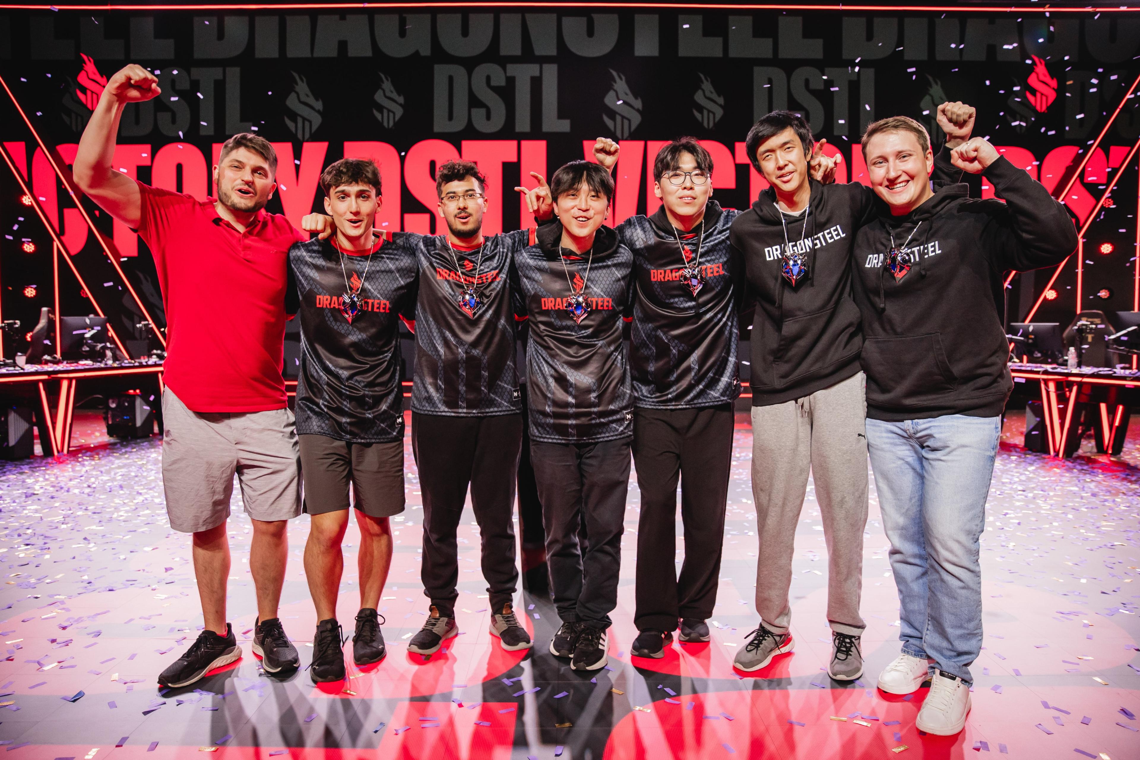 Dragonsteel celebrates winning the Summer Split of NACL